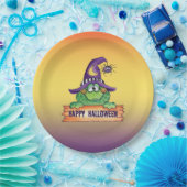 ハッピーハローウィン ペーパープレート (パーティー)