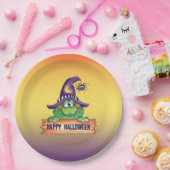 ハッピーハローウィン ペーパープレート (パーティー)