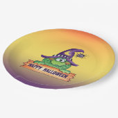 ハッピーハローウィン ペーパープレート (アングル)