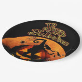 ハッピーハローウィン ペーパープレート (アングル)