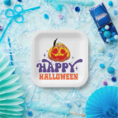 ハッピーハローウィン ペーパープレート (パーティー)