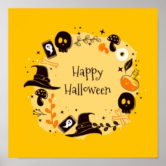 ハッピーハローウィン ポスター (正面)