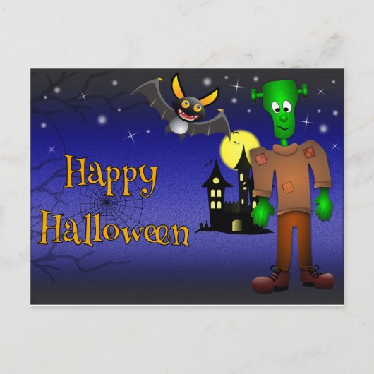 ハッピーハローウィン ポストカード (正面)