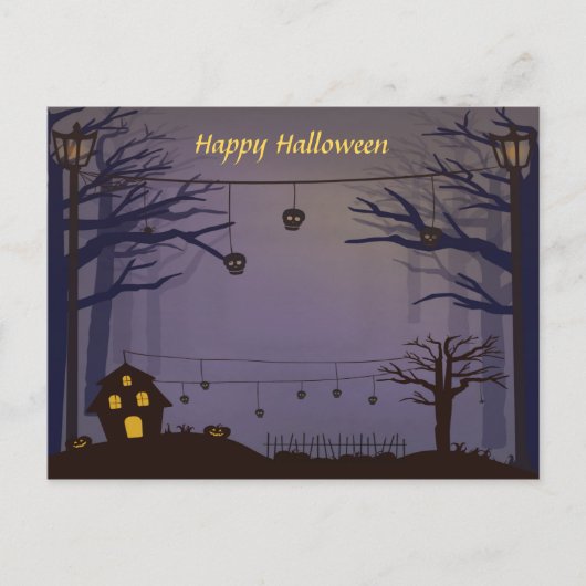ハッピーハローウィン ポストカード (正面)