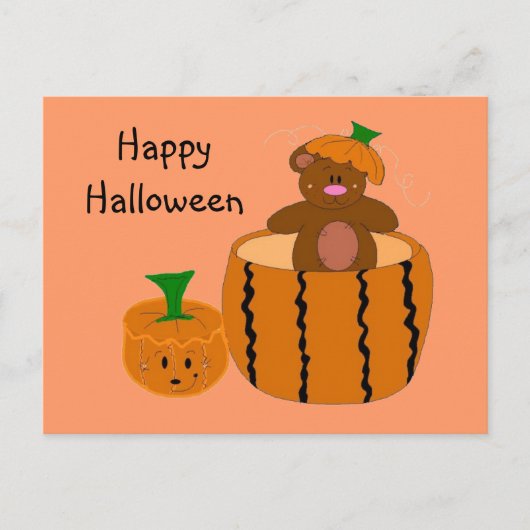 ハッピーハローウィン ポストカード (正面)