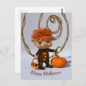 ハッピーハローウィン ポストカード (正面/裏面)