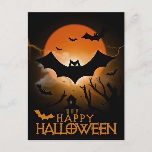 ハッピーハローウィン ポストカード (正面)