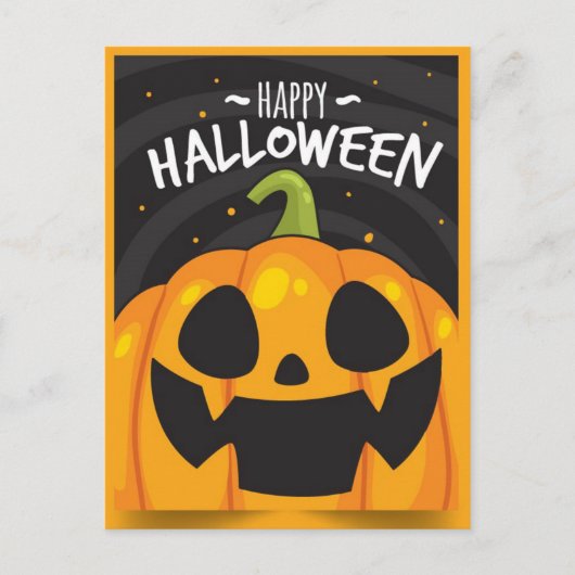 ハッピーハローウィン ポストカード (正面)
