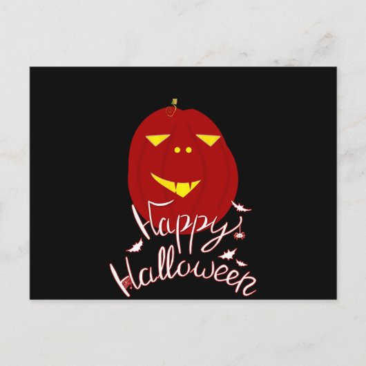ハッピーハローウィン ポストカード (正面)