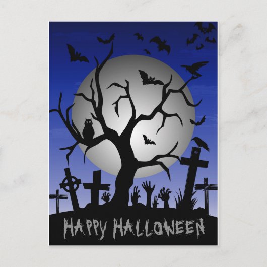 ハッピーハローウィン ポストカード (正面)