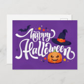 ハッピーハローウィン ポストカード (正面/裏面)