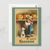 ハッピーハローウィン ポストカード (正面/裏面)