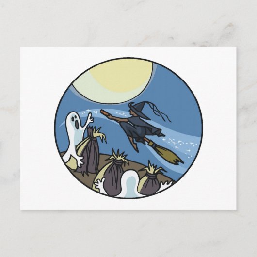 ハッピーハローウィン ポストカード (正面)