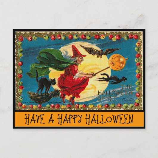 ハッピーハローウィン ポストカード (正面)