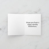 ハッピーハローウィン |マンシ不気味ョ幽霊のよく出るン カード (内部)