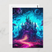 ハッピーハローウィン |マンシ幽霊のよく出るョン ポストカード (正面/裏面)