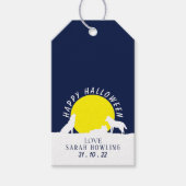 ハッピーハローウィン・ムーンライトの狼 ギフトタグ (正面)