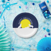 ハッピーハローウィン・ムーンライトの狼 ペーパープレート (パーティー)