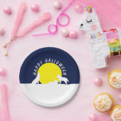 ハッピーハローウィン・ムーンライトの狼 ペーパープレート (パーティー)