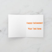 ハッピーハローウィン! メッセージカード カード (内部)