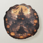 ハッピーハローウィン ラウンドクッション (裏面)