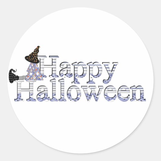 ハッピーハローウィン ラウンドシール (正面)