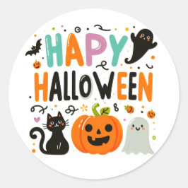 ハッピーハローウィン ラウンドシール