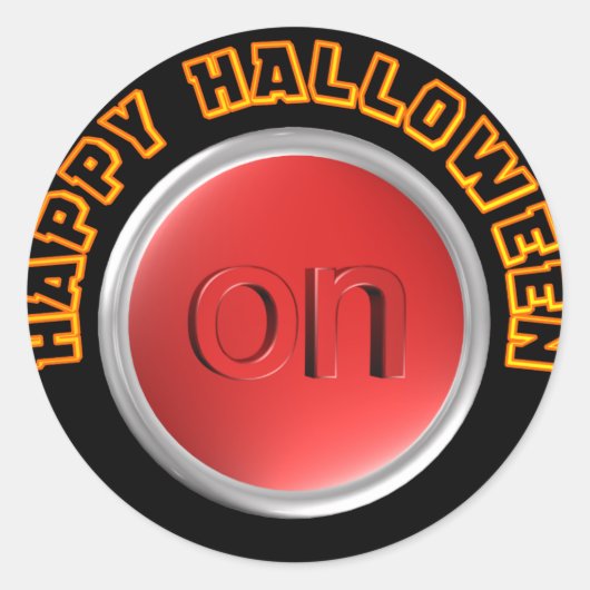 ハッピーハローウィン ラウンドシール (正面)