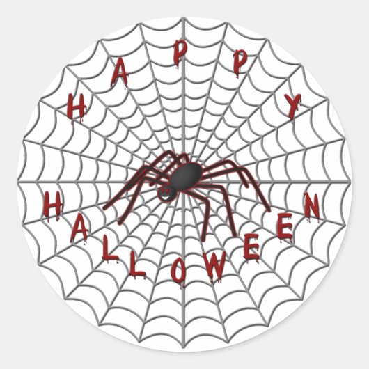 ハッピーハローウィン ラウンドシール (正面)