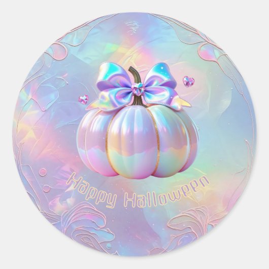 ハッピーハローウィン ラウンドシール (正面)