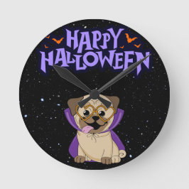 ハッピーハローウィン ラウンド壁時計