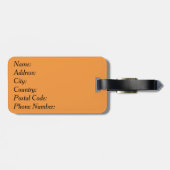 ハッピーハローウィン ラゲッジタグ (裏面横)