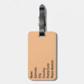 ハッピーハローウィン ラゲッジタグ (裏面縦)