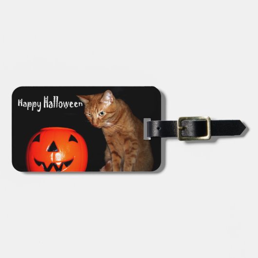 ハッピーハローウィン ラゲッジタグ (正面横)