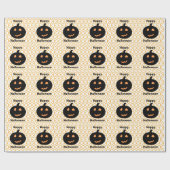 ハッピーハローウィン ラッピングペーパー (フラット)