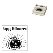 ハッピーハローウィン ラバースタンプ (押印)
