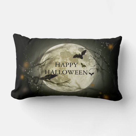 ハッピーハローウィン ランバークッション (正面)