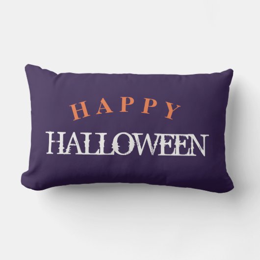 ハッピーハローウィン ランバークッション (正面)