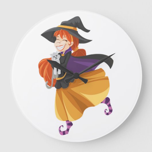 ハッピーハローウィン ラージ壁時計 (正面)