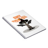 ハッピーハローウィン。リングフォトノートブック ノートブック (右側)