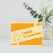 ハッピーハローウィン:レトロ: ポストカード (スタンド正面)