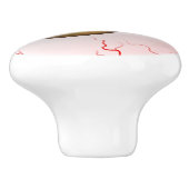 ハッピーハローウィン! 不気味で黄色い眼球 セラミックノブ (側面)