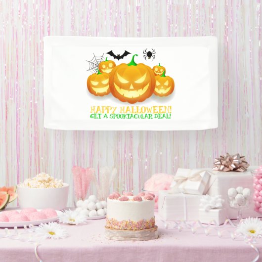 ハッピーハローウィン!不気味な取引を！ 横断幕 (パーティー)