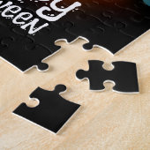 ハッピーハローウィン!不気味な木の下のカボチャ！ ジグソーパズル (側面)