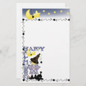 ハッピーハローウィン 便箋 (正面/裏面)