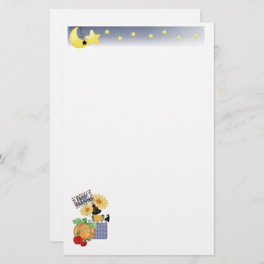 ハッピーハローウィン 便箋 (正面/裏面)