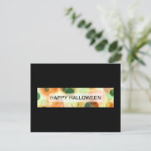 ハッピーハローウィン(《写真》ぼけ味) ポストカード (スタンド正面)
