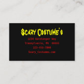ハッピーハローウィン 名刺 (裏面)