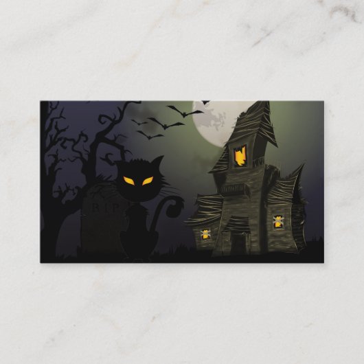 ハッピーハローウィン 名刺 (正面)