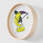 ハッピーハローウィン 壁時計 (傾斜)